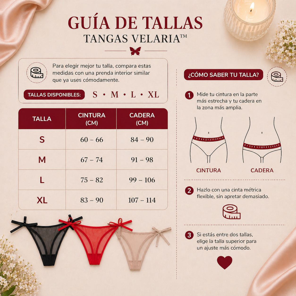 TANGAS VELARIA™ | Transparencia elegante que se adapta a ti