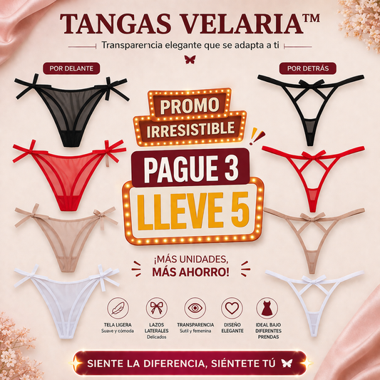 TANGAS VELARIA™ | Transparencia elegante que se adapta a ti