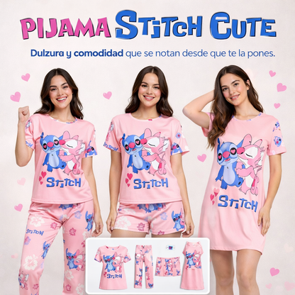 PIJAMA STITCH CUTE | Dulzura y comodidad que se notan desde que te la pones.