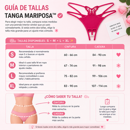 TANGA MARIPOSA™| Detalle que enamora