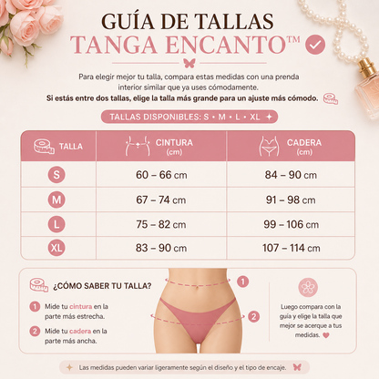 TANGA ENCANTO™ | Encaje suave que destaca