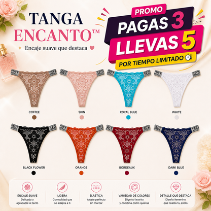 TANGA ENCANTO™ | Encaje suave que destaca