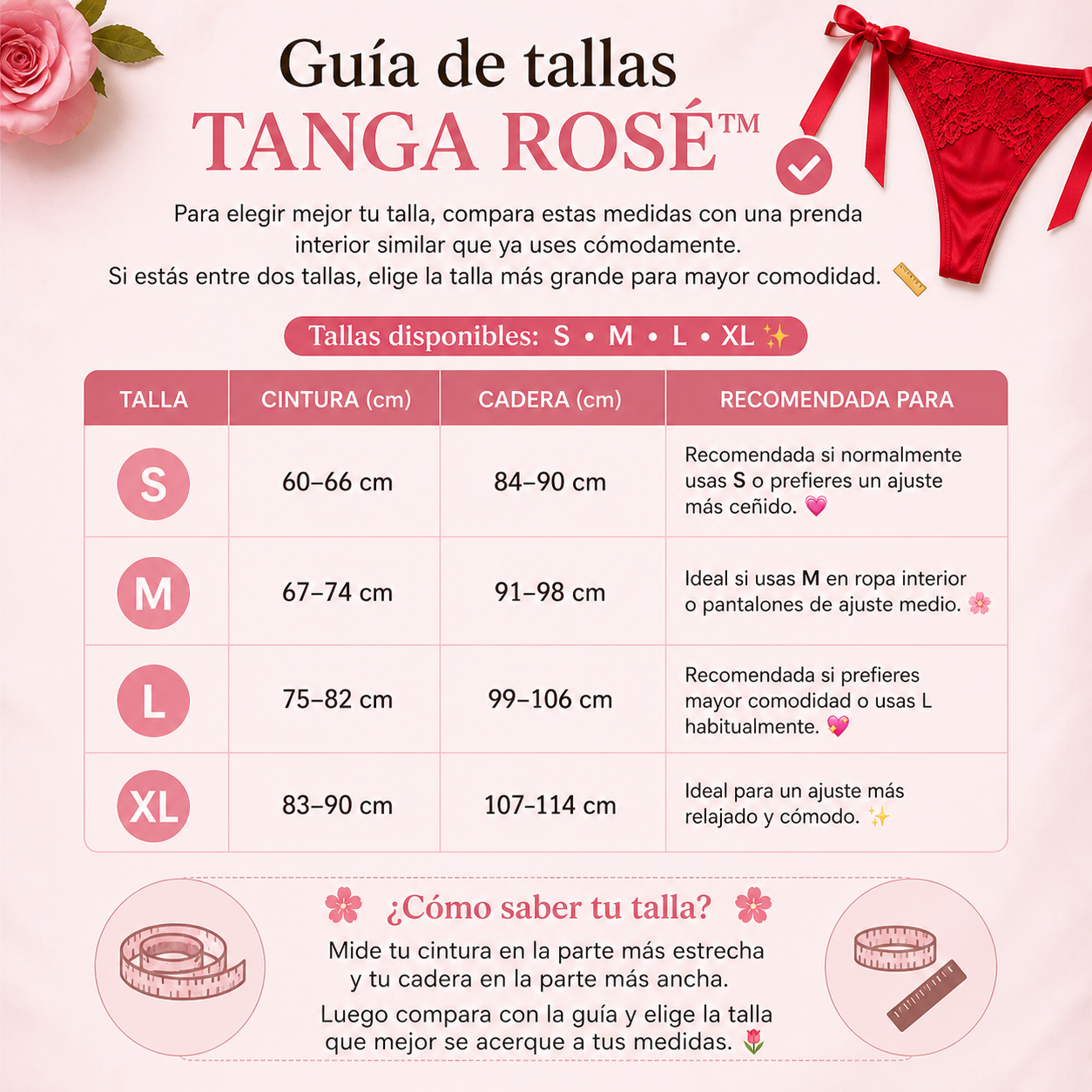 TANGA ROSÉ™ | Suave, bonita y especial