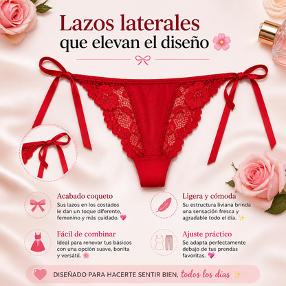 ROPA INTERIOR AMOUR™ | Encaje con lazos que destacan
