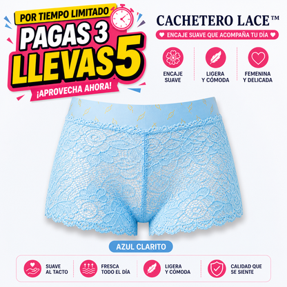CACHETERO LACE™ | Encaje suave que acompaña tu día