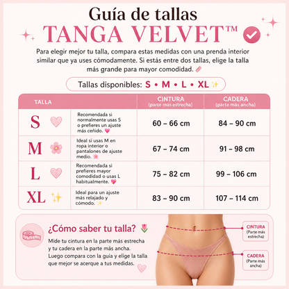 TANGA VELVET™ | Elegancia en cada detalle
