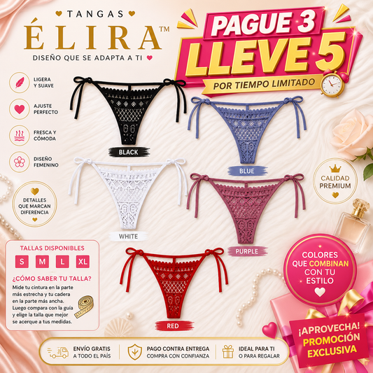 TANGAS ÉLIRA™ | Diseño que se adapta a ti