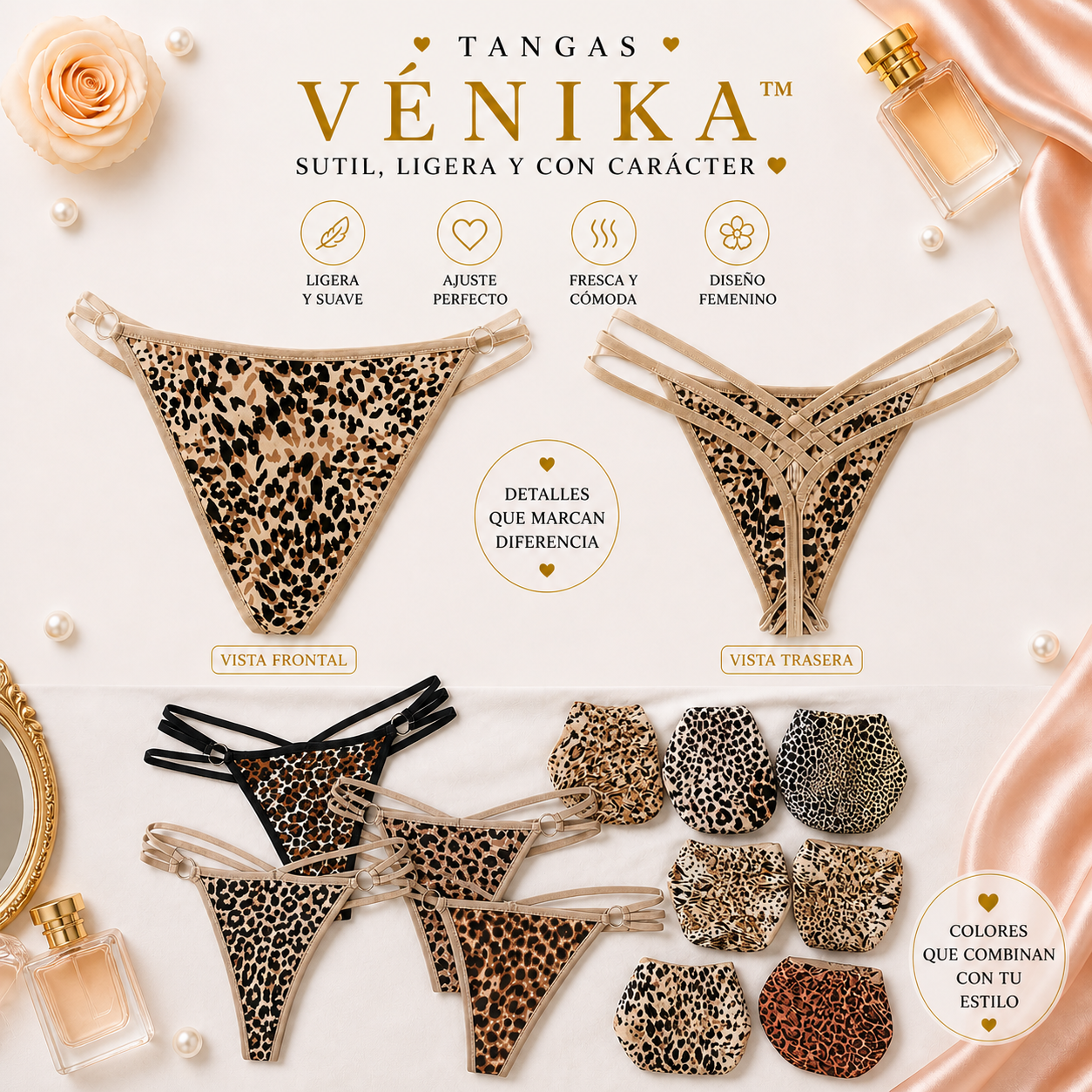 TANGAS VÉNIKA™ | Sutil, ligera y con carácter