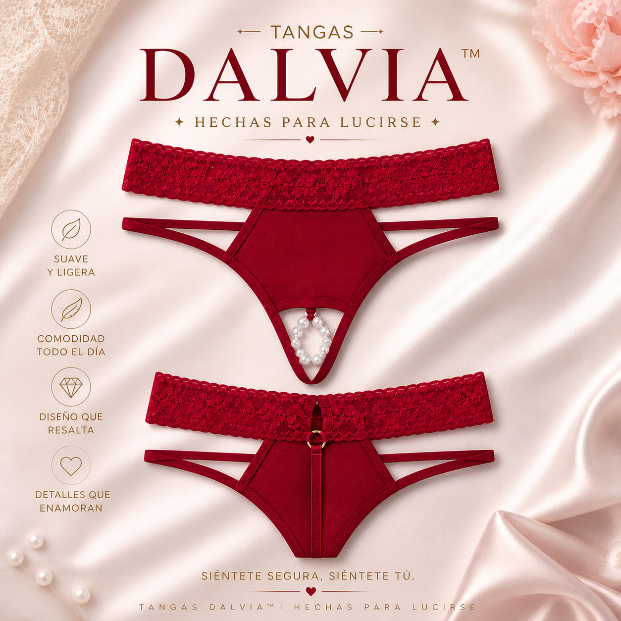 TANGAS DALVIA™ | Hechas para lucirse.