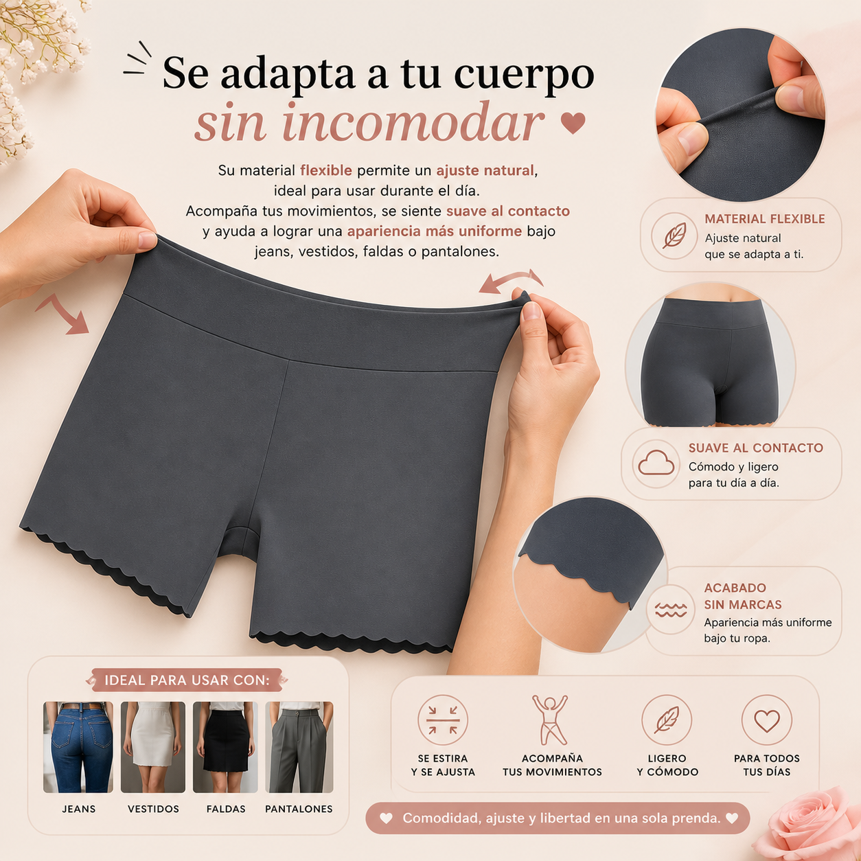 SHORT SUAVIFIT™ | Ligero, firme y cómodo