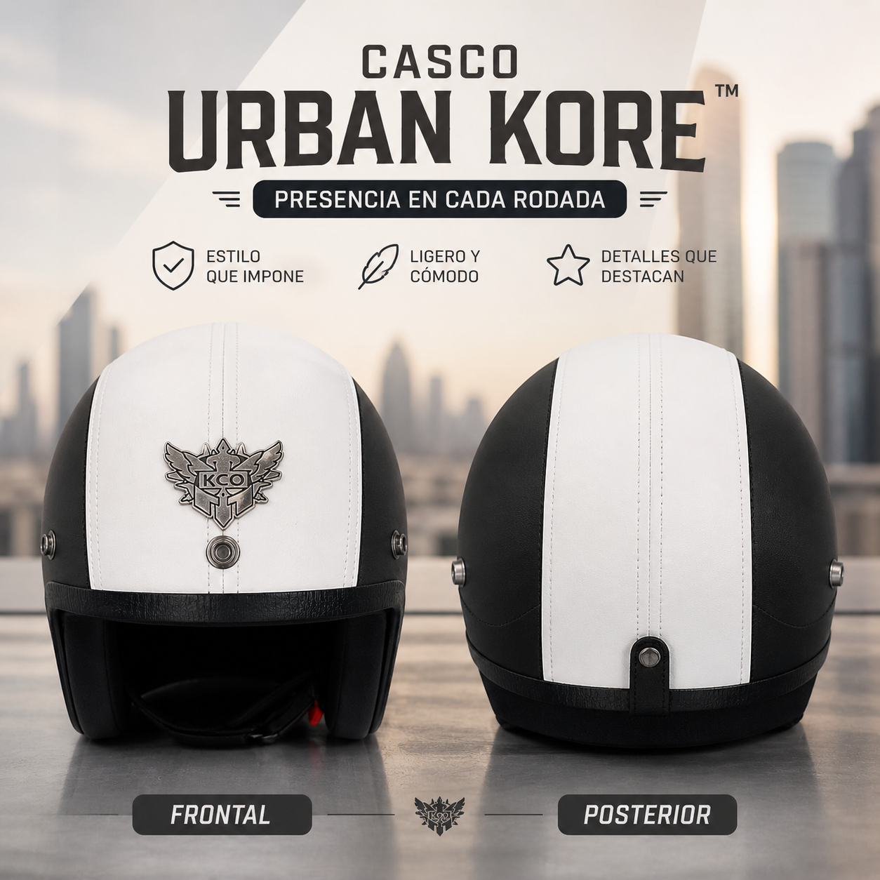 CASCO URBAN KORE™ | Presencia en cada rodada