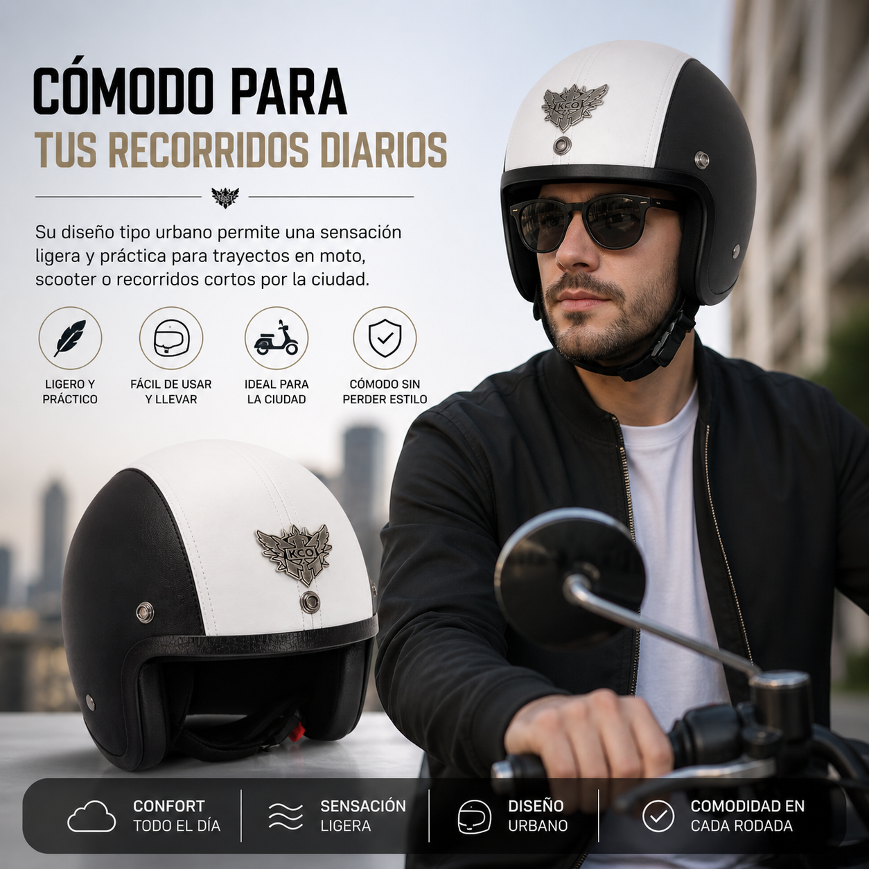 CASCO URBAN KORE™ | Presencia en cada rodada
