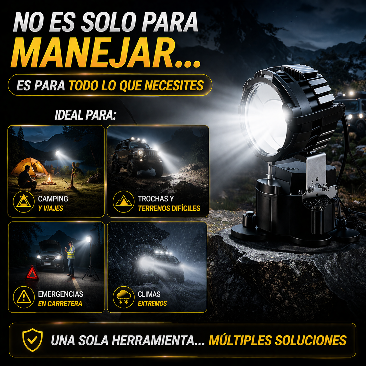 LUZMAX 180° PRO™ | CONTROLA EL CAMINO 1 PAR