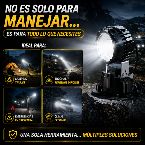 LUZMAX 180° PRO™ | CONTROLA EL CAMINO 1 PAR