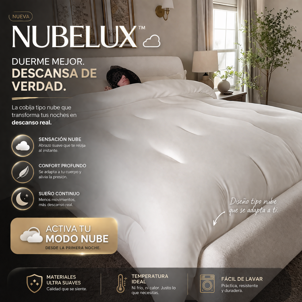 NUBELUX™ | DESCANSA DE VERDAD