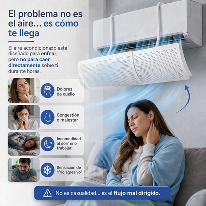 AirShield Pro™ | Difusor de Aire Acondicionado