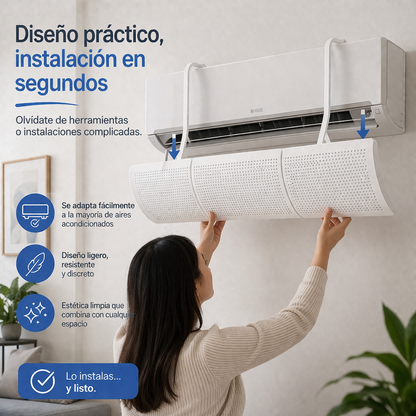 AirShield Pro™ | Difusor de Aire Acondicionado