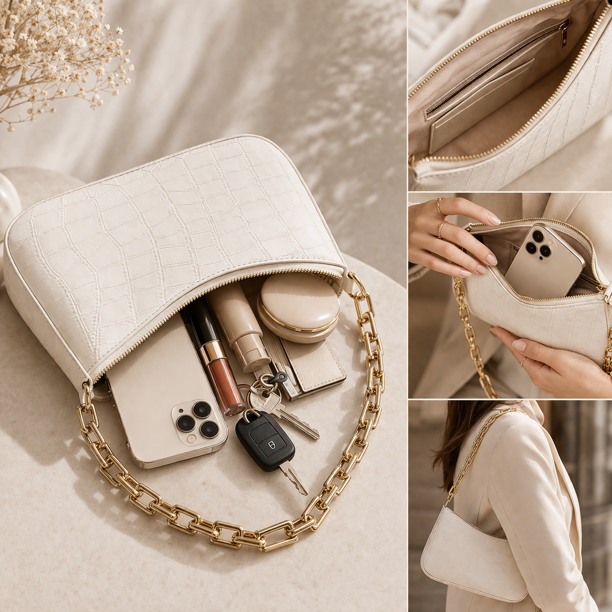 Classy Mini™ | Bolso Elegante de Cadena Dorada