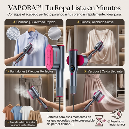 VAPORA™ | Tu ropa lista en minutos