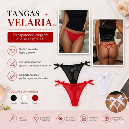 TANGAS VELARIA™ | Transparencia elegante que se adapta a ti