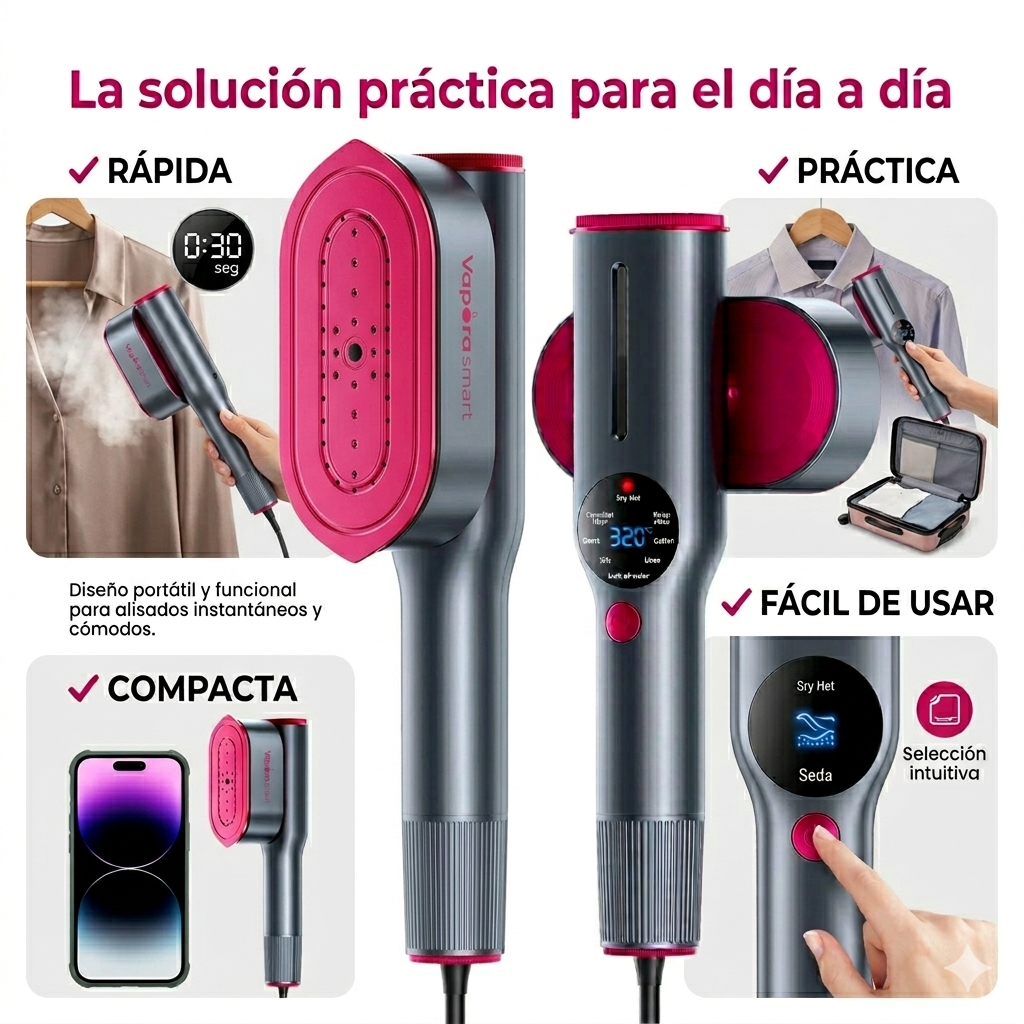 VAPORA™ | Tu ropa lista en minutos