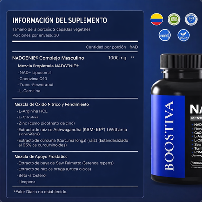 Glow-NAD+ Max™ | ¡Reactiva tu Motor Interno y Siente la Vitalidad de los 20! ⚡