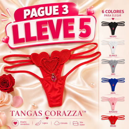TANGAS CORAZZA™ | Un diseño atrevido con vibra romántica PAGUE 3 LLEVE 5