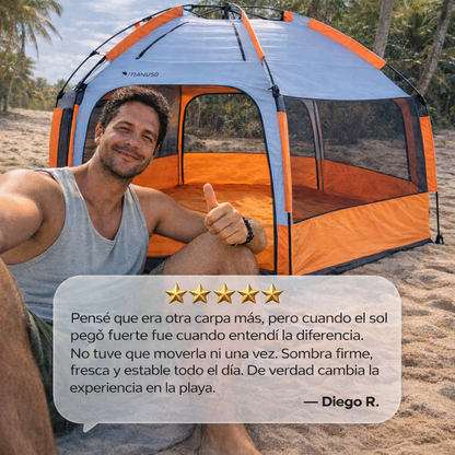 TITÁN UV50 | TIENDA DE CAMPAÑA PORTÁTIL | PAGA 1 LLEVA 2