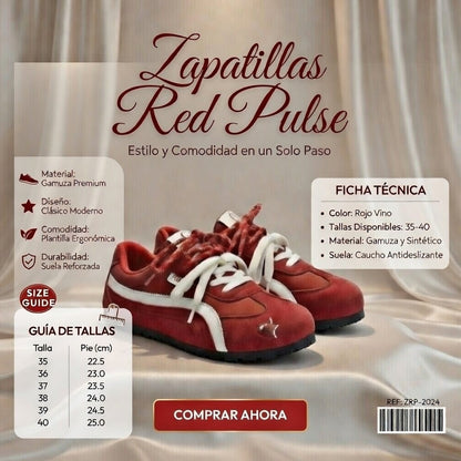 Zapatillas Red Pulse® | ESTILO Y COMODIDAD EN UN SOLO PASO