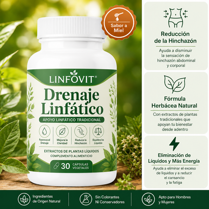 LINFOVIT™ | ¿Hinchazón, pesadez y líquidos retenidos?