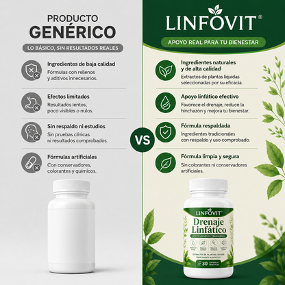 LINFOVIT™ | ¿Hinchazón, pesadez y líquidos retenidos?